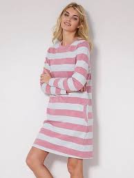 Sweatkleider mit kurzen ärmeln und print sehen sportlich aus. Mybc Sweatkleid Orchidee Grau Melange