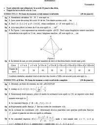 Subiecte rezolvate si bareme pentru examenul de evaluare nationala la matematica. Update Evaluare NaÅ£ionalÄƒ 2017 Subiectele Si Baremele La MatematicÄƒ Pentru Elevii De Clasa A Viii A CerinÅ£e La Examen Alba24