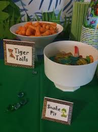 Nautical themed baby shower table decoration ideas. Jungle Baby Shower Snack Dessert Table Safari Baby Shower Boy Jungle Baby Shower Theme Baby Shower Desserts Girl