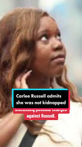 Carlee Russell, the Alabama woman initially thought to have been kidnapped,  now admits that she made up the story she told a 9-1-1 operator about  seeing a toddler walking alone