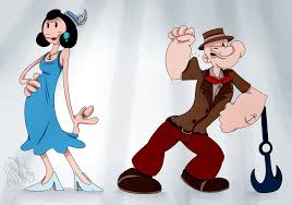 Popeye And Olive By Https Www Deviantart Com Pob Dawg On Deviantart Popeye And Olive Popeye The Sailor Man Popeye