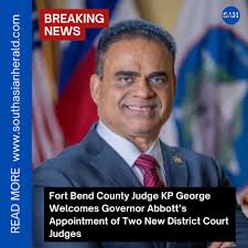Fort Bend County Judge KP George has made the switch from Democrat to  Republican as he faces felony charges of money laundering.⁠ ⁠ George stated  that he is joining the Republican Party