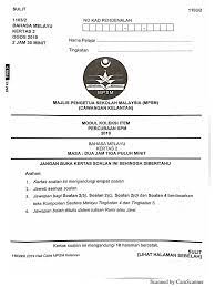 Koleksi soalan ramalan tahun 2017 via cikguroslesejarah.blogspot.com. Mpsm Kelantan 2019 Bahasa Melayu K2