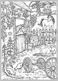 Willkommen Bei Dover Publications Creative Haven Country Farm Szenen Malbuch Coloring In 2020 Kostenlose Erwachsenen Malvorlagen Dover Malvorlagen Malbuch Vorlagen