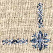 It is a great simple stitch, useful for many different projects there are now reversed cross stitch patterns and a double cross stitch known as the leviathan cross your first stitch is from the upper corner (1) diagonally across to the bottom right corner (2). Easy Cross Stitch Corner Designs Novocom Top