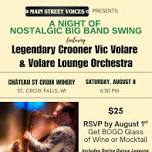 Swingin’ at the Chateau St. Croix Winery with Miss Shannon and Vic Volare