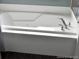 Bath tub is the industries deepest enameled steel bath tub with a modern functional recess design, it is lightweight, and offers a built in leveling support pad; How To Paint Cultured Marble