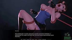 Explicit Jill Valentine 3D animation creampie monster sex fantasy