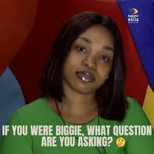 If you were Biggie, what question...