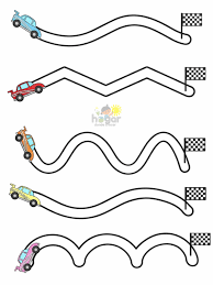 Sigue la Meta!🏁🏎️ Un pasó Divertido hacia la Escritura… ✍🏻 💡🌈✨ #trazos  #kids #preescolar #toddler #fyp