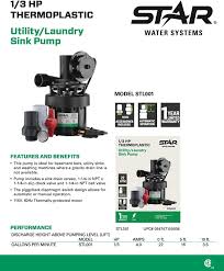 Basement laundry sink with pump. Buy Star Stl001 Automatic Utility Laundry Sink Pump 1 3 Hp Mounts Directly Under Sink Tub Heavy Duty Thermoplastic 115v Online In Kazakhstan B08gmz6g15