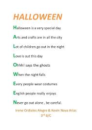Acrostic Poem For Halloween Halloween Poems Acrostic Poem Acrostic