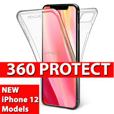 The clear polycarbonate is engineered to protect against uv light. 360 Shockproof Clear Case For Iphone 12 Mini 12 12 Pro Max Cover Silicone Ebay