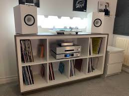 Upgraded Ikea Kallax Hifi Record Storage Vinyl Record Storage Ikea Kallax Ikea Record Storage