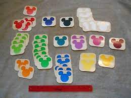 38 Rare Disney Color Paint Sample Lot