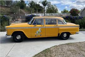 Image result for Federal Yellow 1956 Checker Taxi
