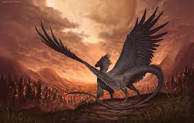 Hydra On Twitter In 2021 Feathered Dragon Black Bird Dragon