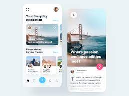 Travel Inspiration App Inspiration App App Design App Interface Design