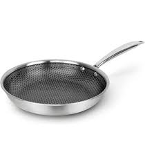 Nutrichef 8 Inch Stainless Steel Frying Pan