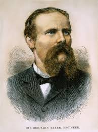 Sir Benjamin Baker /N(1840-1907). English Civil Engineer: Line Engraving,  1890. Poster Print by Granger Collection