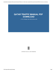 February 2017 1/1 chapter 1 introduction volumedocuments. Qatar Traffic Manual Pdf Download By Pagamenti915 Issuu
