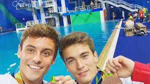 Mum of Tom Daley's diving partner says he "doesn't mind being in the  background" despite Olympic bronze medal