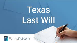 1, 2007, are no longer valid in texas. Fillable Texas Last Will And Testament Form Free Formspal