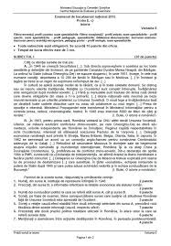 Notele obţinute la simulare bacalaureat 2016 nu vor fi trecute în catalog, ci vor fi evaluate din cei 24.489 de elevi bucureşteni prezenţi la simularea probei de matematică şi istorie de la bacalaureat, 21 au fost eliminaţi din examen pentru. Bac Istorie 2015 Rezolvare