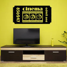 Fullrange speakers and scandinavian furniture and this is an example of your walls. Home Garden Children S Bedroom Boy Decor Decals Stickers Vinyl Art Home Theater Movie Tickets Admit One Vinyl Wall Art Decal Sticker