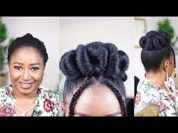 Protective Style For My 4c Hair Type Quick And Easy Youtube Natural Hair Styles Easy Type 4c Hairstyles Natural Hair Ponytail
