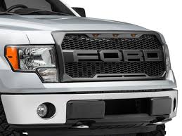 The lower grille is sometimes integrated into the truck's bumper. Proven Ground F 150 Upper Replacement Grille W Ford Lettering Led Lighting T537618 09 14 F 150 Excluding Raptor