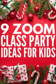 You found our list of festive virtual christmas party ideas! 9 Easy And Fun Virtual Classroom Party Ideas Your Students Will Love Classroom Christmas Party School Holiday Party School Christmas Party