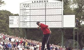 Day one final standings with. I Was There Tiger S Win At The 1997 Masters