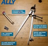 Spring Divider Caliper - Stainless Steel Measuring Compass For Jewelry  Making, Woodworking & Craft