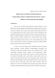 Buku siswa madrasah aliyah ma kelas xii al qur an hadits k. Doc Revisi Makalah Buku Alquran Hadis Kelas Xi Semester Genap Immas Siti Masyitho Academia Edu