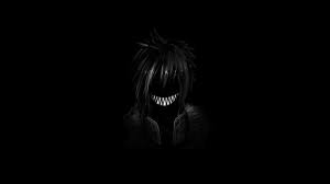 A good smile import from the anime series comes with three face plates for multiple expressions optional parts include his black nichirin blade effect parts to recreate his first style: Scary Face Smile Minimalism Dark Unknown Artist Demon Errors Terror 1920x1080 Wallpaper Wallhaven Cc