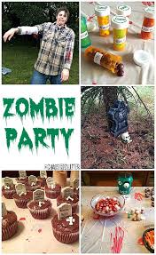 Fill the bottom 1/4 of the glasses with grenadine, then pour in the vodka and orange juice mixture. Zombie Party Decorations