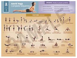 teacher training integrative amrit method of yoga level 1 sequence chart