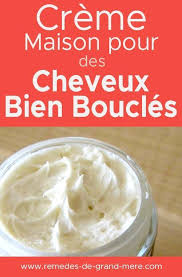 Diy Creme A Boucler Les Cheveux Recette Maison Beaute Et Hygiene Remedes De Grand Mere Recette Soins Des Cheveux Faits Maison Soin Cheveux Maison Produit Cheveux Boucles
