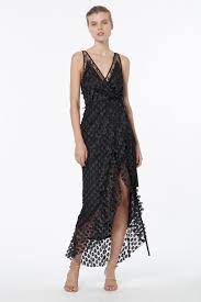 Dresses with sleeves for wedding guests. Supreme Extreme Black Dress Luxury Dresses Manning Cartell