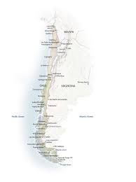 Diese karte von chile ist reisefertig: Australia Pacific Travelservice Chile