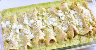 Embracing the summer produce with these easy sheet pan cheesy poblano corn enchiladas. Roasted Cauliflower Enchiladas With Poblano Cream Sauce Foodal