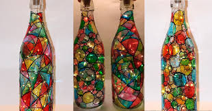 There are a few different ways to do it, but one of the most common involves the use of a kiln. Diy Stained Bottle Art With Lights