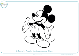 Imagen de mickey mouse finalizado y listo para descargar. Dibujos De Mickey Mouse Para Colorear Imprimir