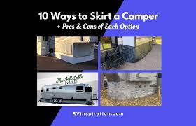 How to measure, cut and install. Rv Skirting Solutions For Every Budget Pros Cons Of Each Option