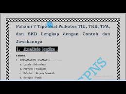 Resmi Dari Bkn Cpns 2019 Ayo Belajar 7 Tipe Soal Yang Sering Muncul Setiap Tes Cpns Youtube