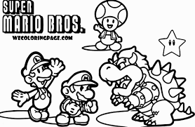 20 Immagini Da Colorare Mario Bros Disegni Da Colorare Per Bambini