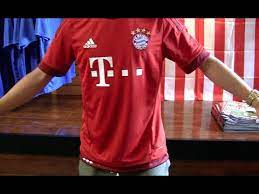 Bayern munich fc apparel shop featuring bayern shirts, bayern munich jerseys, gear and clothing at the ultimate sports store. Bayern Munich 2015 16 Home Jersey Review Youtube
