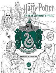 Livre de coloriage Harry Potter officiel - serpentard – Il était une fois...