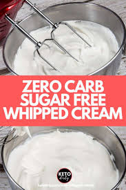 Make your next recipe a success when you add this… Keto Whipped Cream Recipe 0 Carbs And Sugar Free